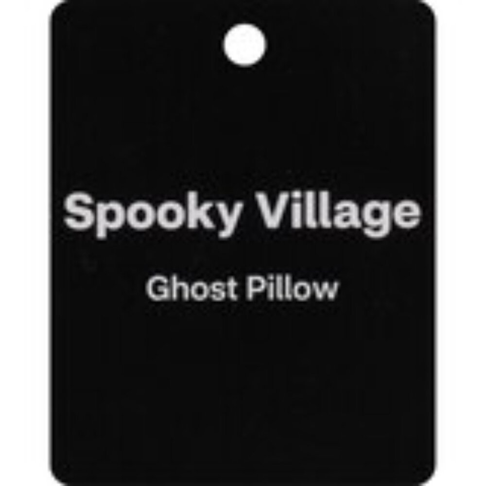 Spooky Village Halloween Characters Flannel Throw Blanket & Ghost Pillow - Picture 10 of 11